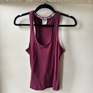 🌸5/$25🌸PINK Victoria's Secret Women's Burgundy Tank Top Size XS